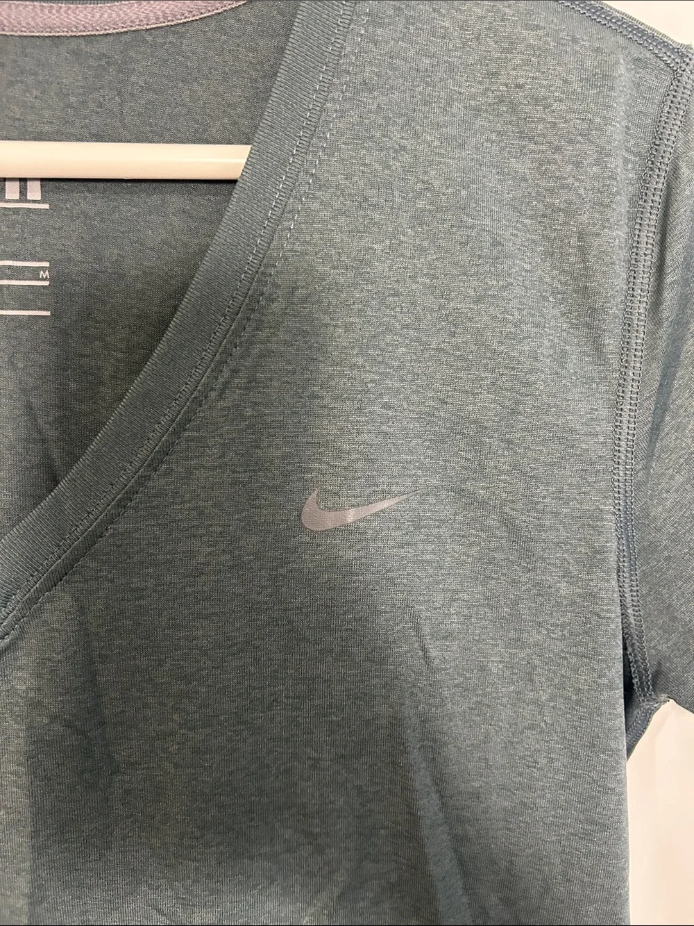 Nike Men’s V-Neck Short Sleeve Shirt - Teal